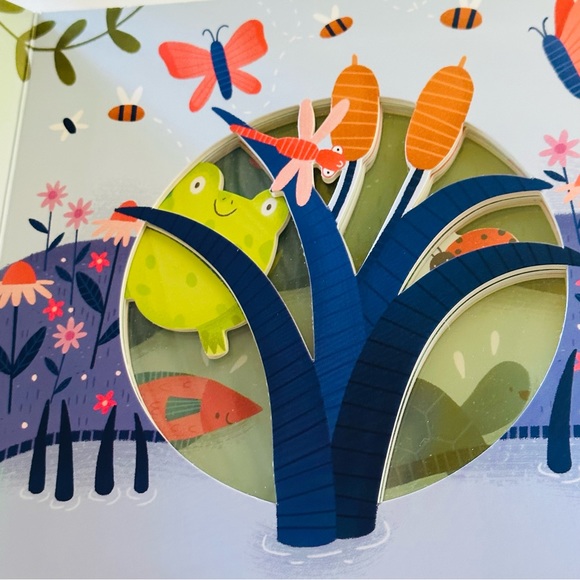 NEW See-Through Stories Springtime Splash Baby Board Book - Picture 3 of 7